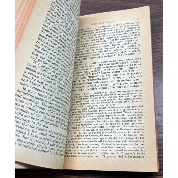 Psychopathology Of Everyday Life by Sigmund Freud 3rd Printing 1953 AA Brill M67 - Picture 9 of 9